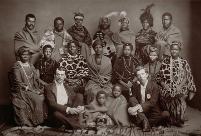 Il coro nativo africano, 1891 da English School